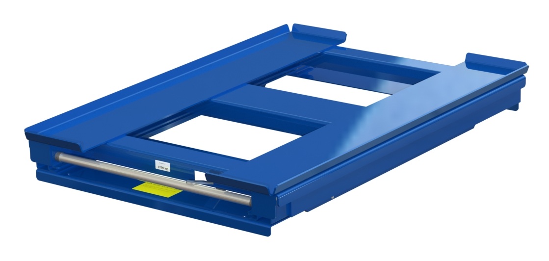 Balkmonterad utdragsenhet 70%, 1200 kg, baklastad kortsideshanterad för nätcontainer - image 2