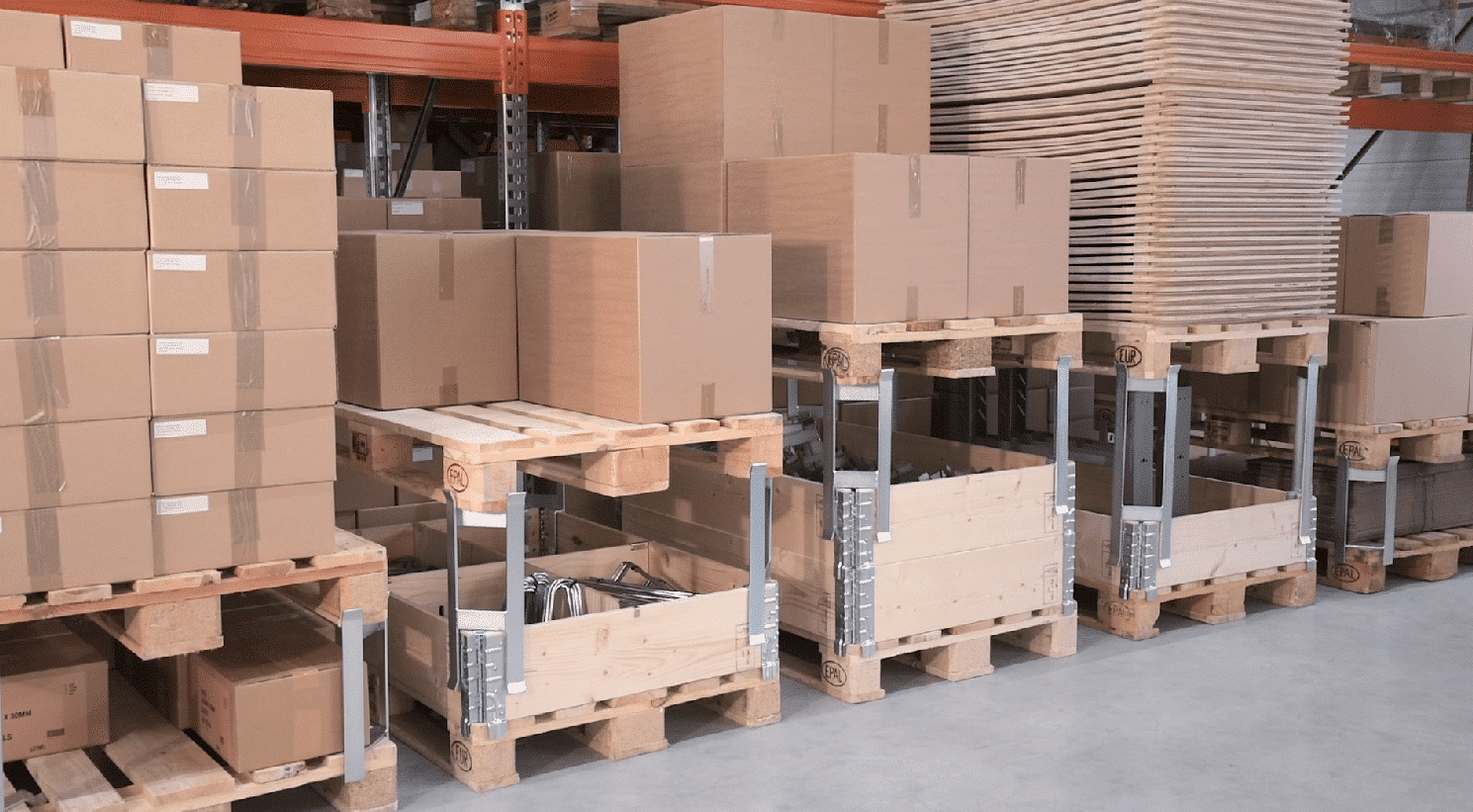 Palldistans, krage till pall, 400 mm, 1000 kg, 4-pack - image 3 Palldistans, krage till pall, 400 mm, 1000 kg, 4-pack - image 3