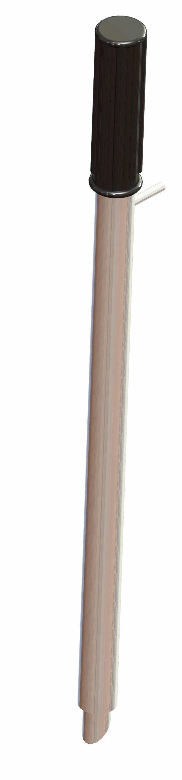 Standardhandtag, 500 mm, för golvmonterad utdragsenhet - image 2