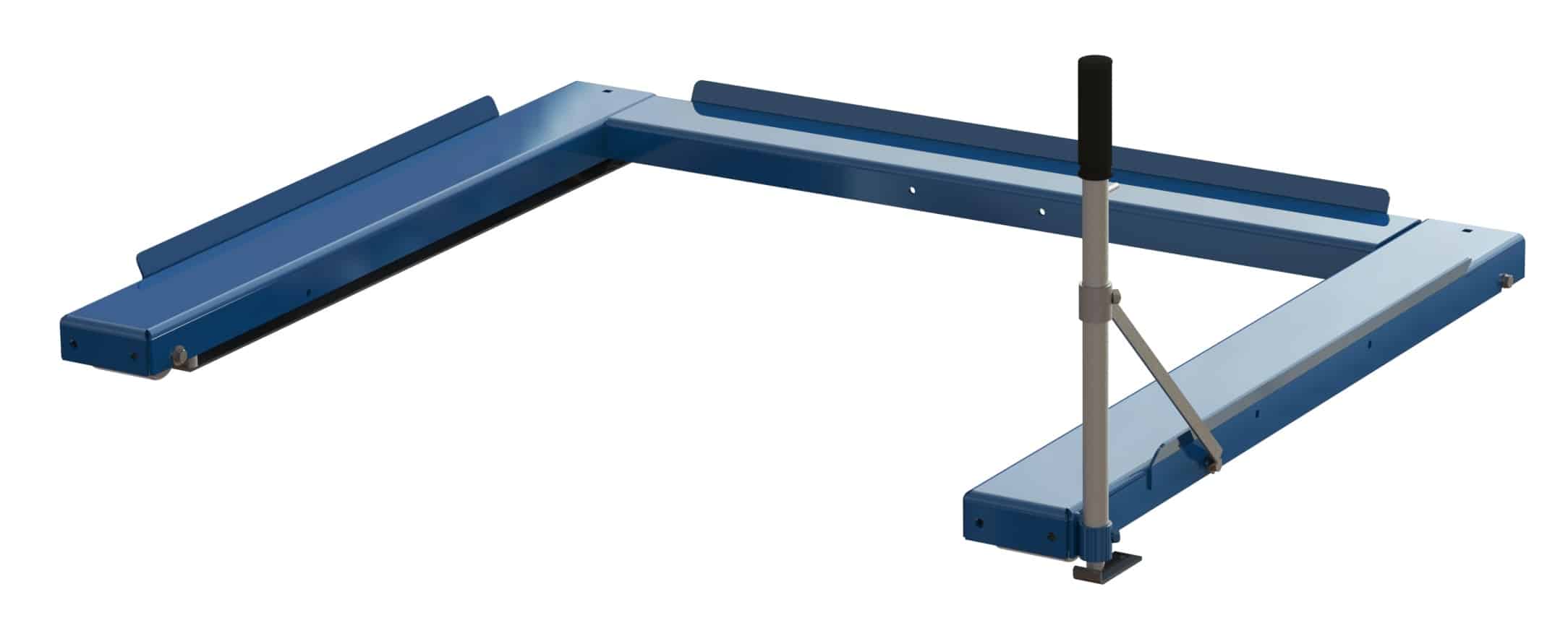 Golvmonterad utdragsenhet, 1200 kg, frontmatad, fin-pall med långsideshantering - image 2