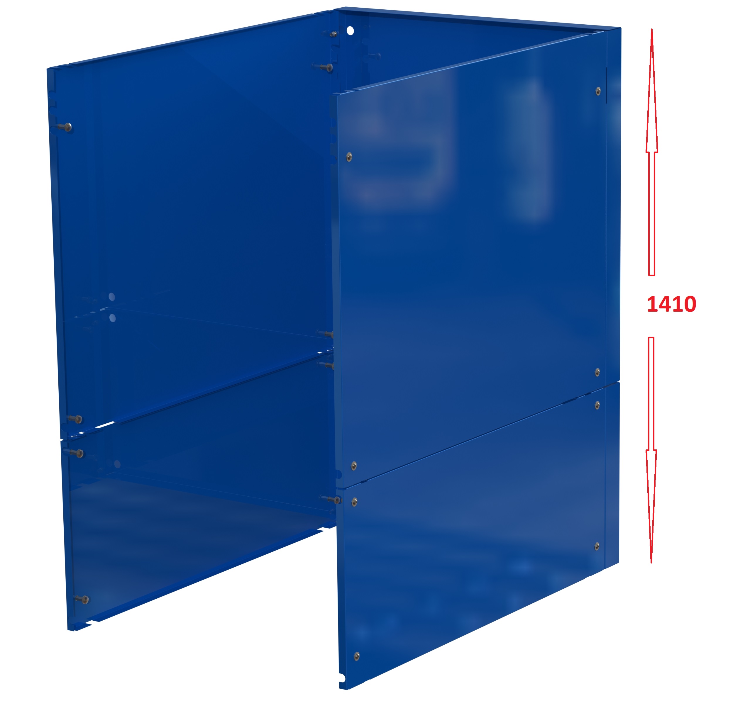 Inklädnadssats för industribyrå, kortsidehanterad, 100% utdragskapacitet, 1560 mm, pulverlackerad, sidor och baksida Inklädnadssats för industribyrå, kortsidehanterad, 100% utdragskapacitet, 1560 mm, pulverlackerad, sidor och baksida